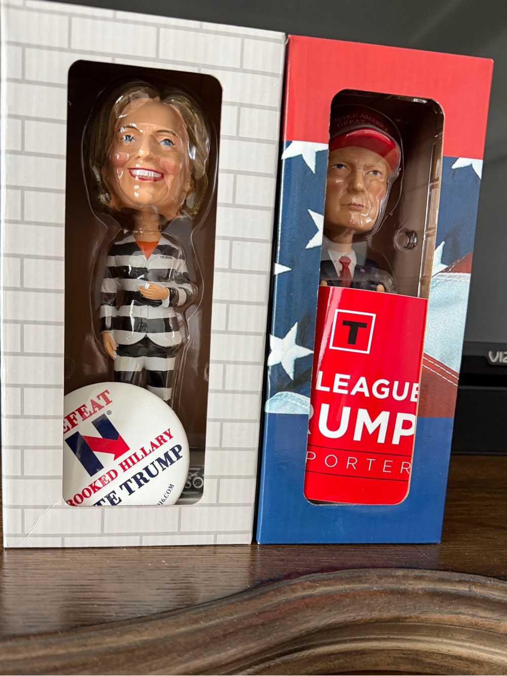 ‎ New! Political Bobbleheads
Hillary Clinton and Donald
Trump